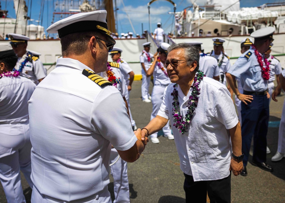 Mexico's Tall Ship Cuauhtemoc Visits Hawaii