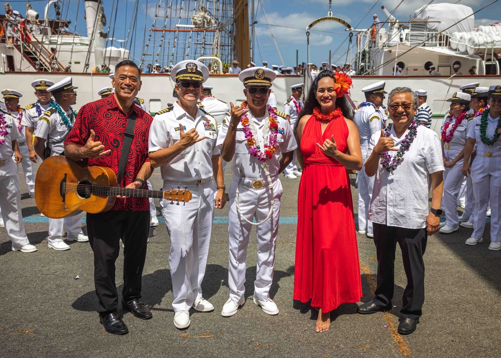 Mexico's Tall Ship Cuauhtemoc Visits Hawaii