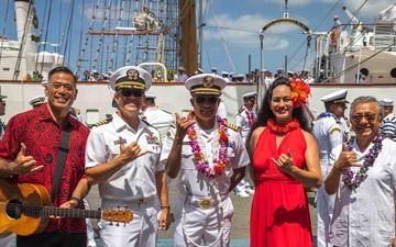 Mexico's Tall Ship Cuauhtemoc Visits Hawaii