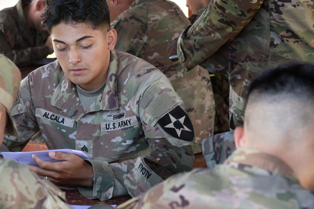 USARPAC Best Squad Competition Written Exam