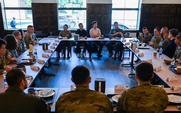 Masters of the Air visit RAF Mildenhall