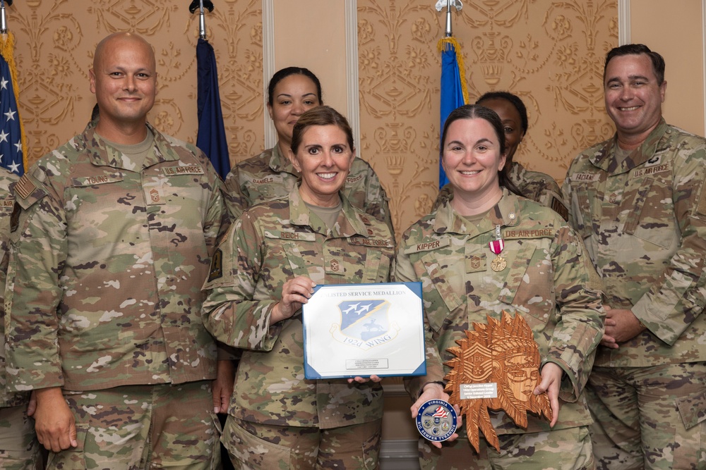 Chief Master Sgt. Jennilee Kipper's retirement
