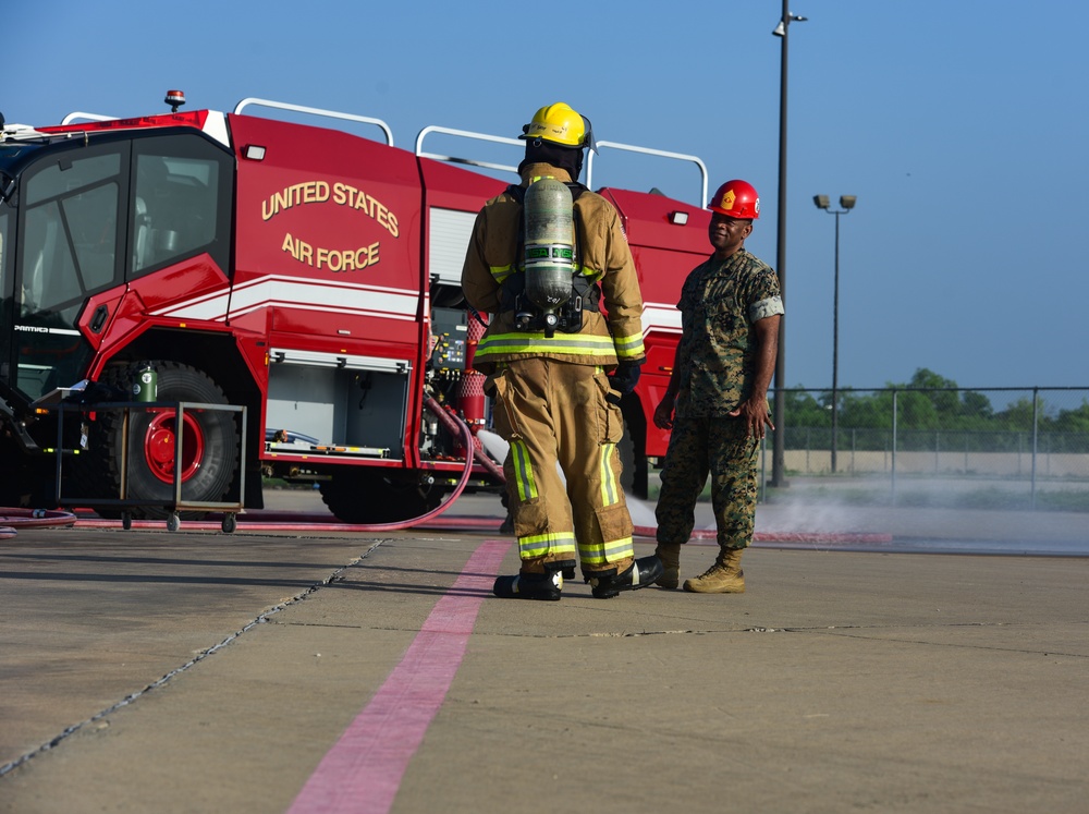 Joint Partner Spotlight: Fire Training Through the Eyes of Master Gunnery Sgt. Terrail Dickerson