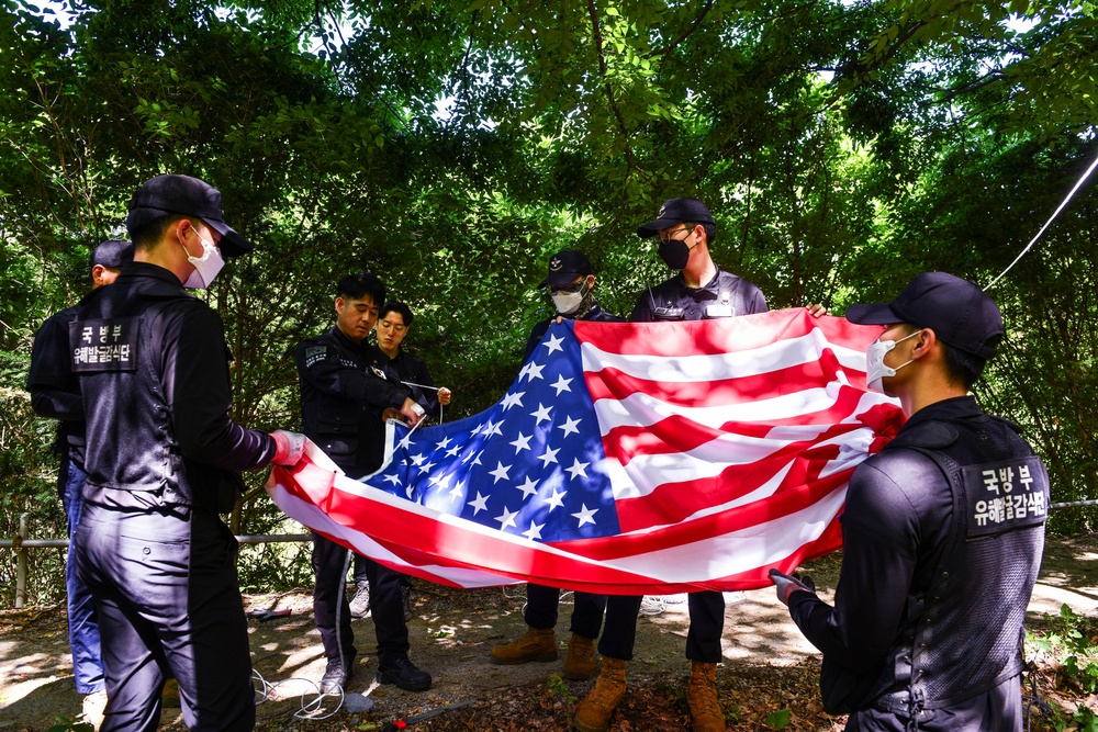 DPAA conducts recovery operations in South Korea