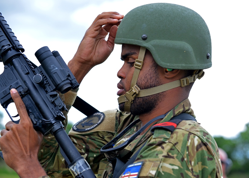 Marksmen from Cabo Verde compete in NH National Guard marksmanship match