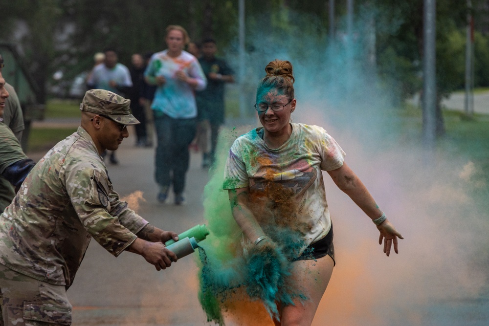 1st Cavalry Division Artillery celebrates Army Birthday with Color Run