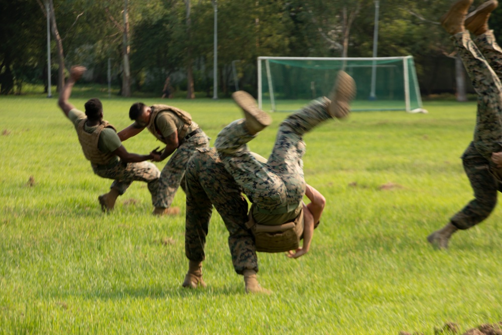 MASA: U.S. and Philippine service members conduct martial arts demonstration