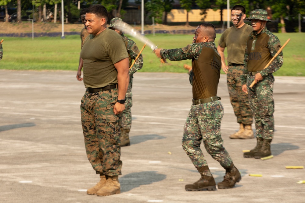 MASA: U.S. and Philippine service members conduct martial arts demonstration