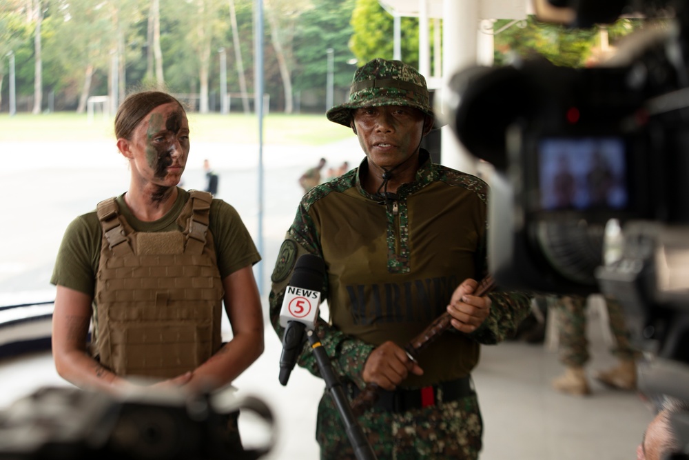 MASA: U.S. and Philippine service members conduct martial arts demonstration