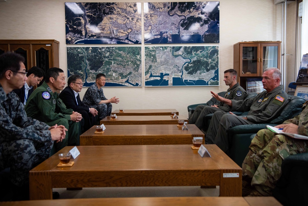 COMUSFJ visits JASDF Matsushima Air Base during Ex. Valiant Shield 24