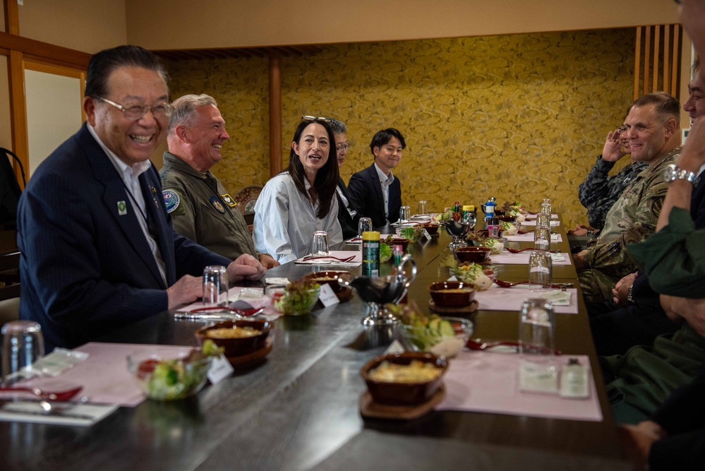 COMUSFJ visits JASDF Matsushima Air Base during Ex. Valiant Shield 24