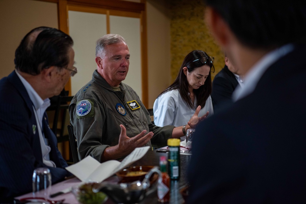 COMUSFJ visits JASDF Matsushima Air Base during Ex. Valiant Shield 24