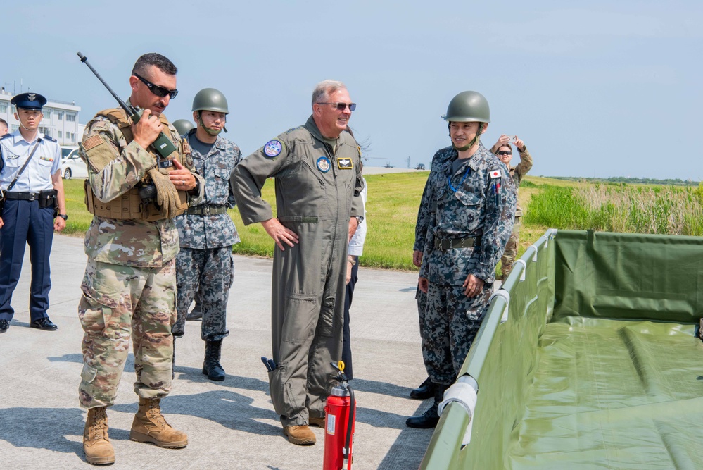 COMUSFJ visits JASDF Matsushima Air Base during Ex. Valiant Shield 24