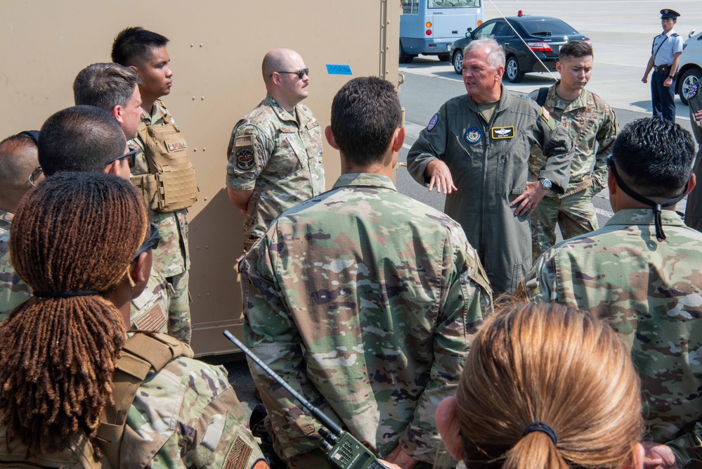 COMUSFJ visits JASDF Matsushima Air Base during Ex. Valiant Shield 24