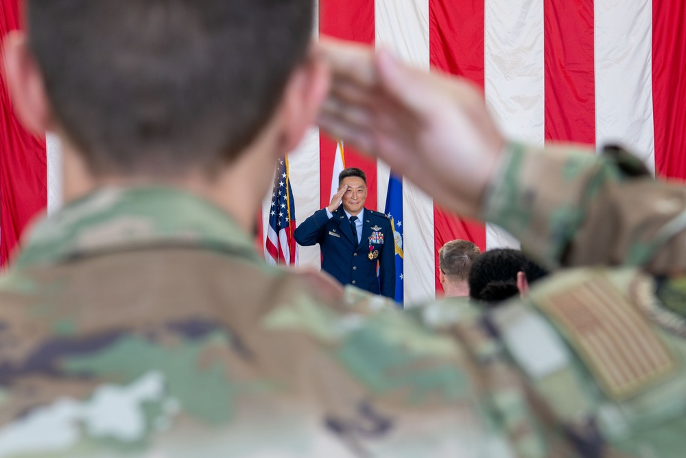 374th OG change of command