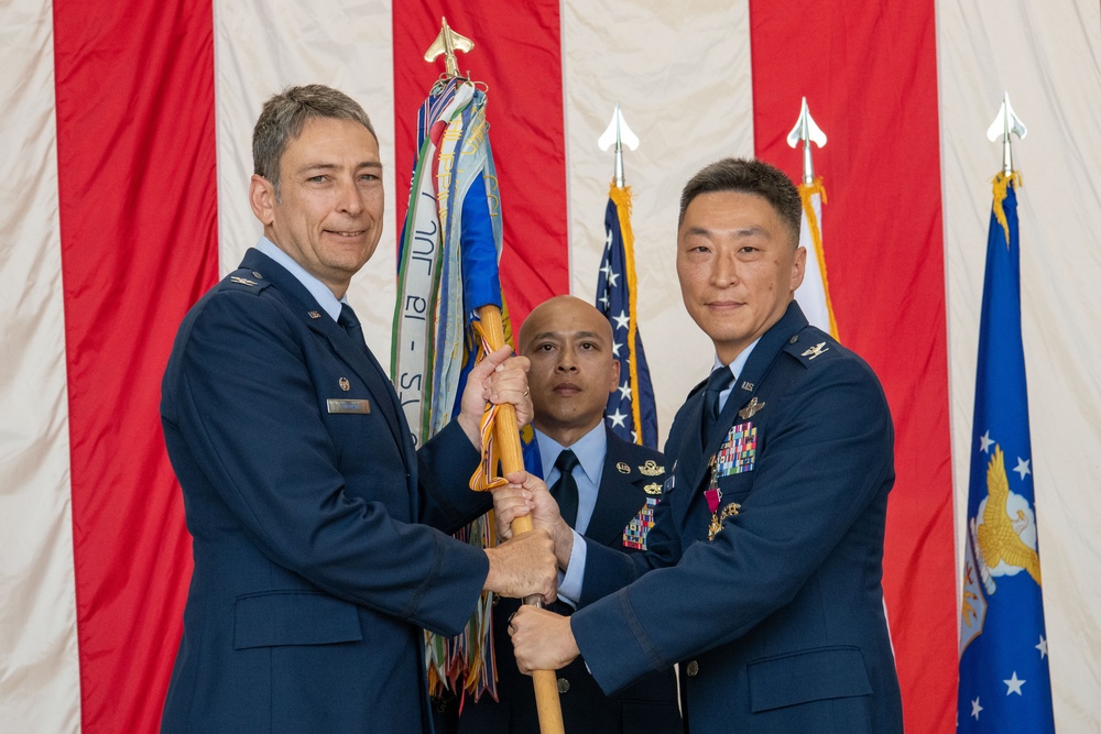 374th OG change of command