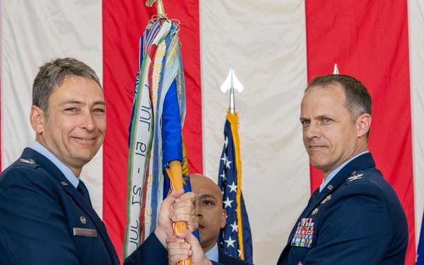 374th OG change of command