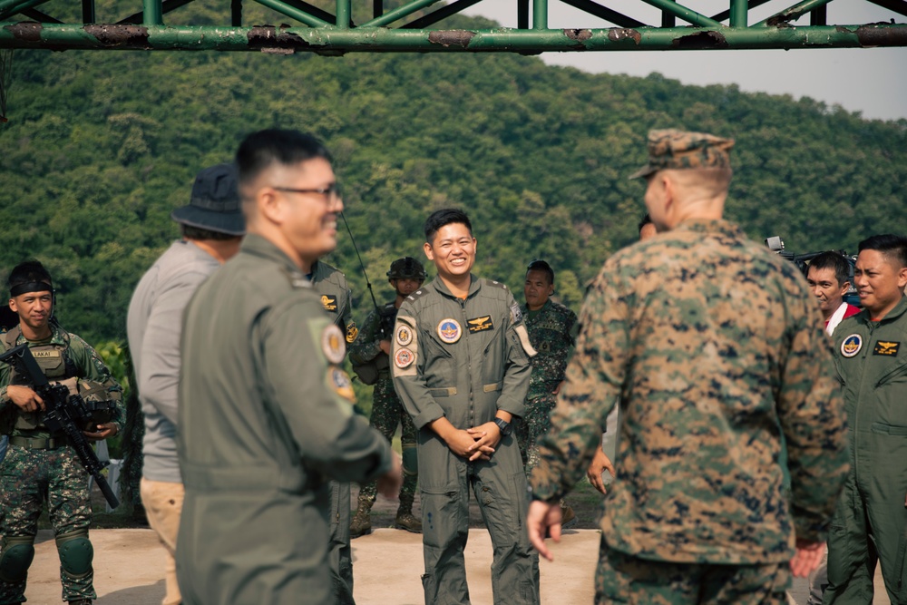 MASA: U.S. Marine leadership observes PMC close air support training