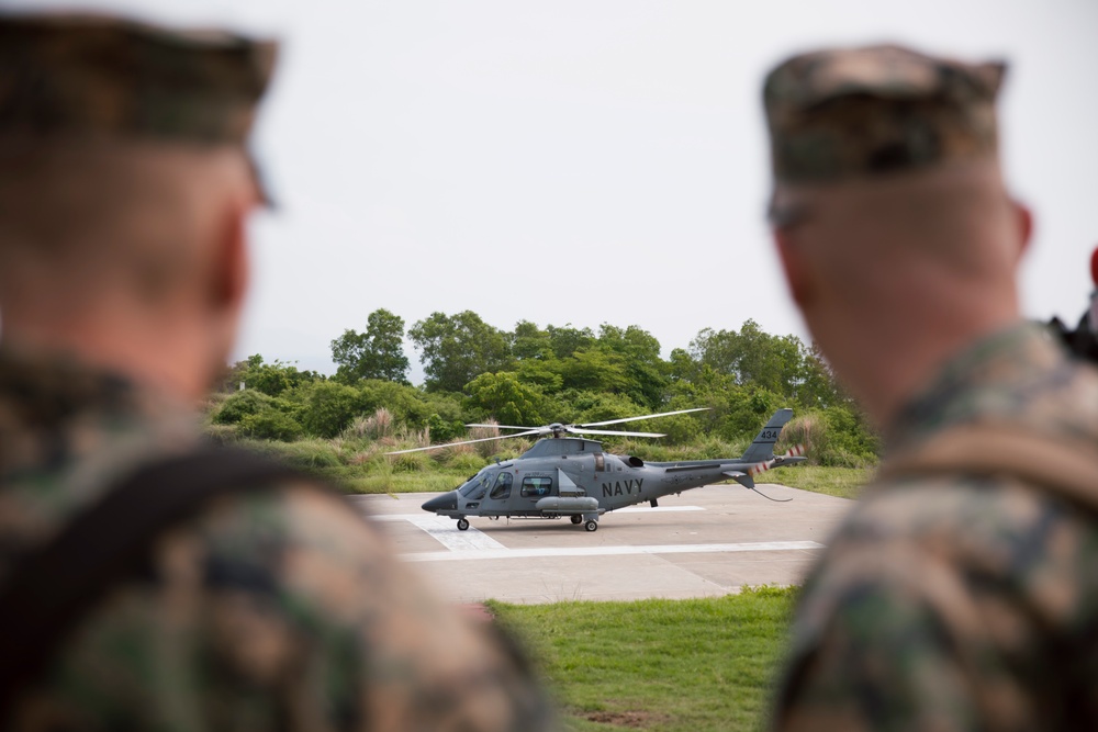 MASA: U.S. Marine leadership observes PMC close air support training