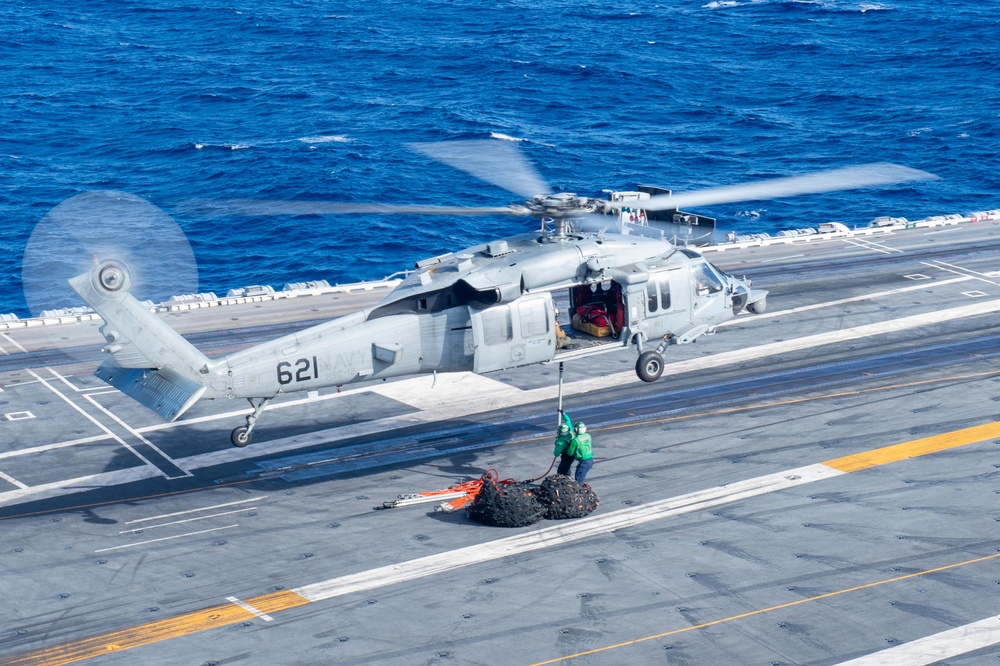 DVIDS - Images - USS Ronald Reagan (CVN 76) Sailors stand watch in the ...