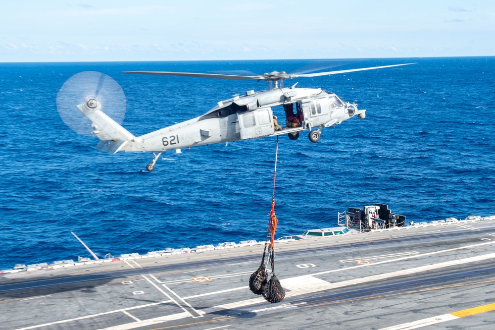 DVIDS - Images - USS Ronald Reagan (CVN 76) Sailors stand watch in the ...