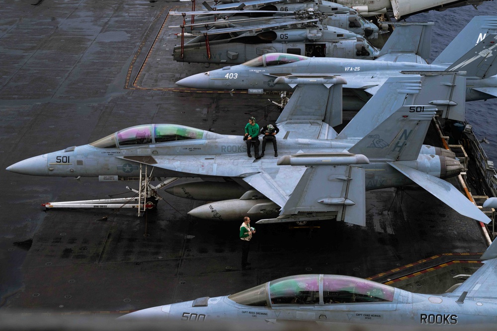 Flight Ops Aboard Theodore Roosevelt