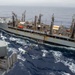 USS Ronald Reagan (CVN 76) conducts a fueling-at-sea  with USNS John Ericsson (T-AO 194)