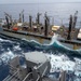 USS Ronald Reagan (CVN 76) conducts a fueling-at-sea  with USNS John Ericsson (T-AO 194)
