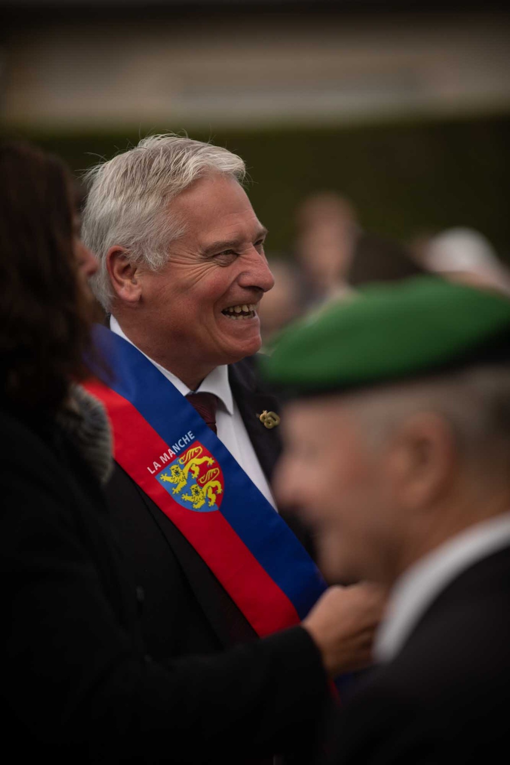 SOCEUR and USASFC honor French resistance during a ceremony at Sainte-Marie-du-Mont