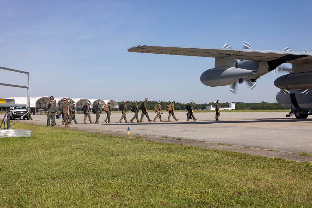 U.S. Marines with VMA-231 arrive at Key West