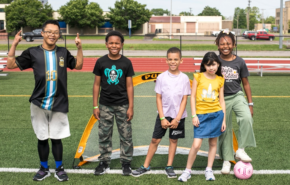 NSA Mid-South Children enjoy Soccer