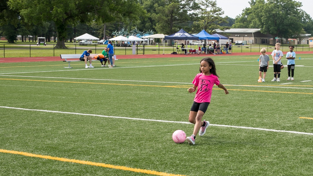 NSA Mid-South Children enjoy Soccer