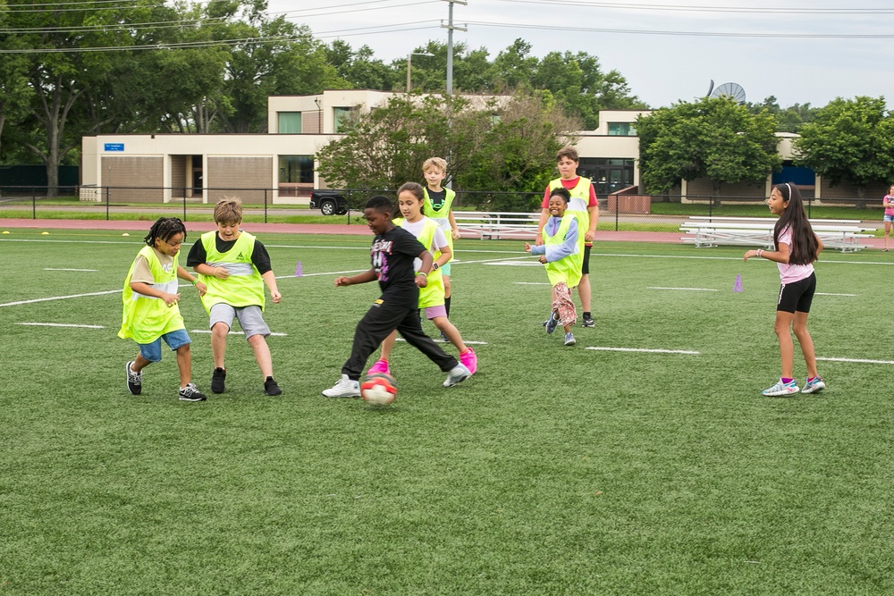 NSA Mid-South Children enjoy Soccer