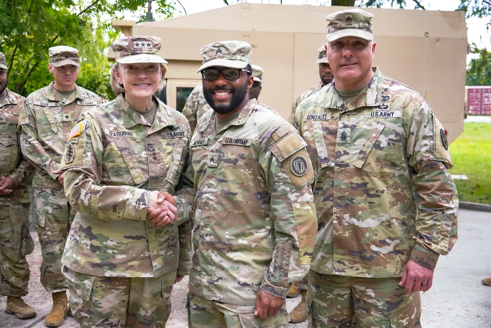 Surgeon General of the Army Visits 104th MCAS Medical Clinic in Poland