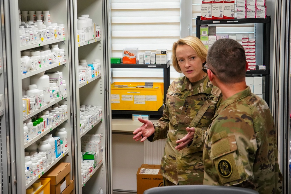 Surgeon General of the Army Visits 104th MCAS Medical Clinic in Poland