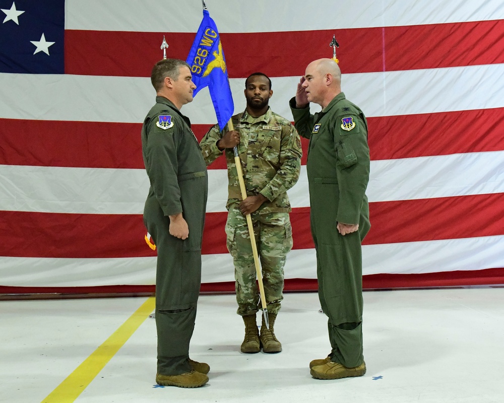 926th OG Assumption of Command