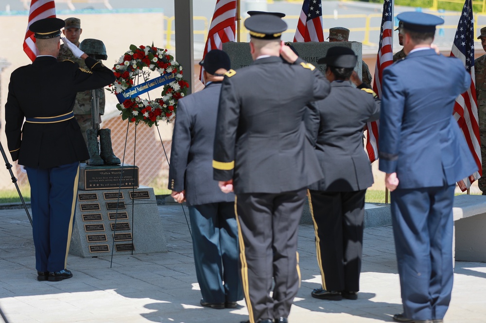 Maryland National Guard Fallen Warrior Memorial Wreath-Laying Ceremony