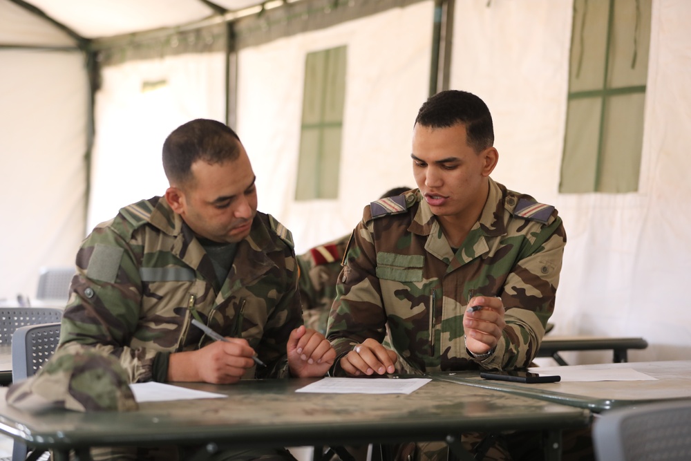 US Marines share CBRN personnel recovery techniques with joint forces and Moroccan military