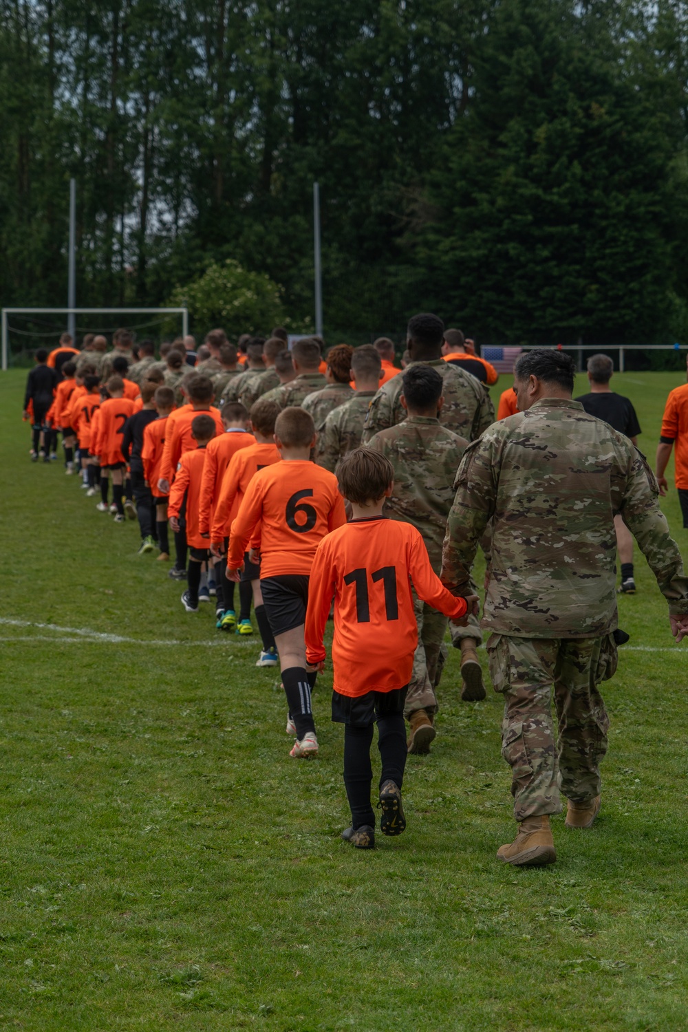 D-Day 80 Soccer and American Football Match