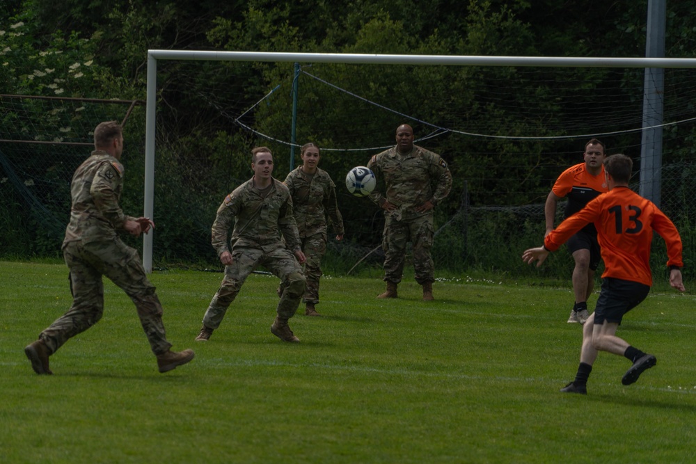 D-Day 80 Soccer and American Football Match