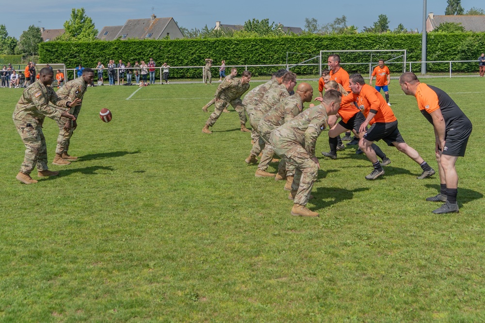 D-Day 80 Soccer and American Football Match