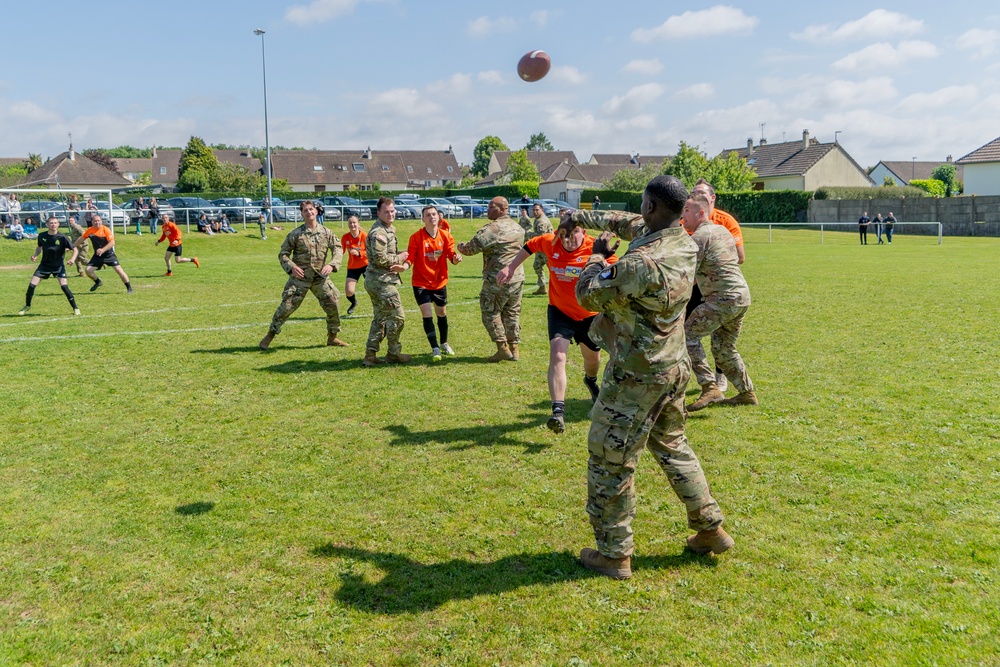 D-Day 80 Soccer and American Football Match