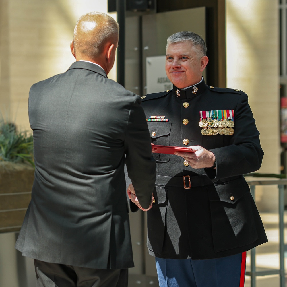 Maj. Perkins retires after serving 20 years