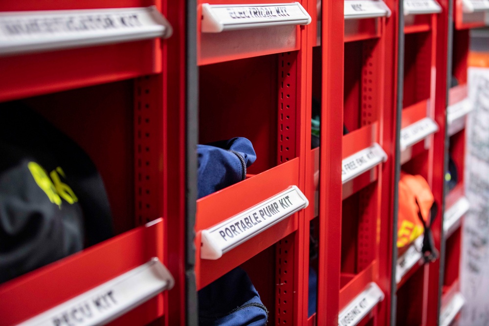 USS Ralph Johnson Conducts General Quarters Drill