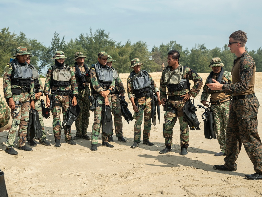Tiger Strike 24: Scout Swimming and Tactical Beach Insertion