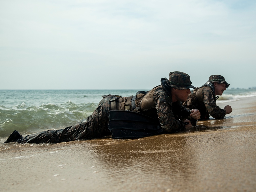 Tiger Strike 24: Scout Swimming and Tactical Beach Insertion