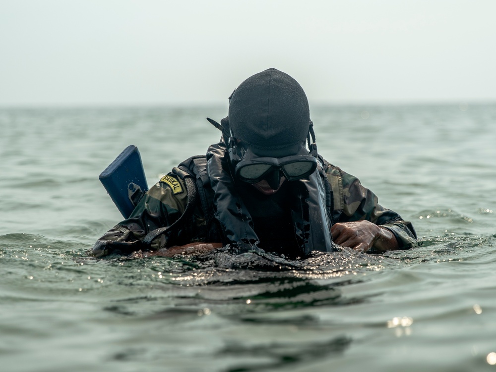 Tiger Strike 24: Scout Swimming and Tactical Beach Insertion
