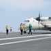 USS Ronald Reagan (CVN76) Sailors conduct flight deck operations