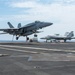 USS Ronald Reagan (CVN76) Sailors conduct flight deck operations