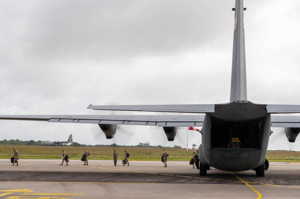 D-Day 80 kicks off with 8 C-130J’s bedded down